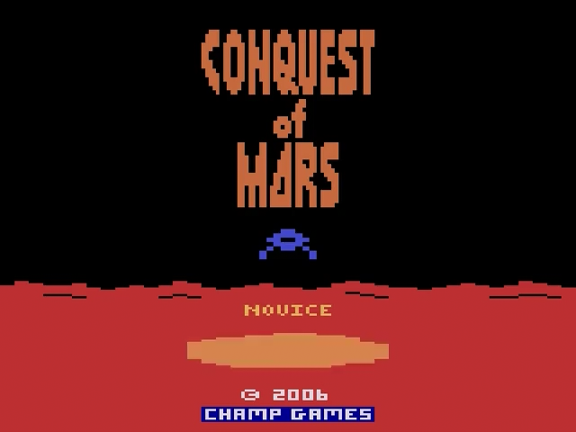 Conquest Of Mars (Homebrew) — Title screen